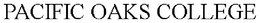 PACIFIC OAKS COLLEGE trademark