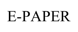 E-PAPER trademark