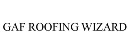 GAF ROOFING WIZARD trademark