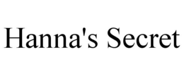 HANNA'S SECRET trademark