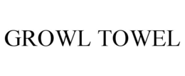 GROWL TOWEL trademark