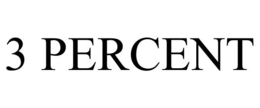 3 PERCENT trademark