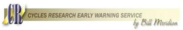 CYCLES RESEARCH EARLY WARNING SERVICE BY BILL MERIDIAN trademark