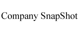 COMPANY SNAPSHOT trademark