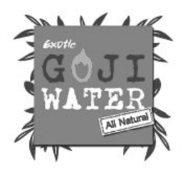 EXOTIC GOJI WATER ALL NATURAL trademark