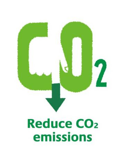 REDUCE CO2 EMISSIONS CO2 trademark