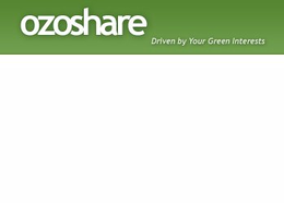 OZOSHARE DRIVEN BY YOUR GREEN INTERESTS trademark