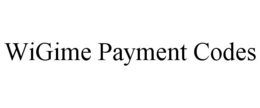 WIGIME PAYMENT CODES trademark