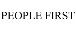 PEOPLE FIRST trademark