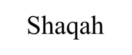 SHAQAH trademark