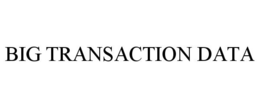 BIG TRANSACTION DATA trademark
