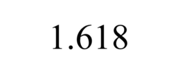 1.618 trademark