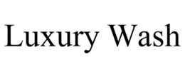 LUXURY WASH trademark