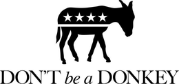 DON'T BE A DONKEY trademark