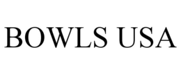 BOWLS USA trademark