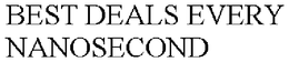 BEST DEALS EVERY NANOSECOND trademark
