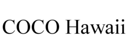 COCO HAWAII trademark