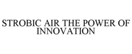 STROBIC AIR THE POWER OF INNOVATION trademark