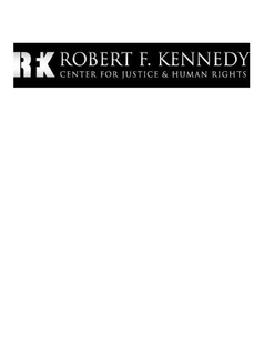 RFK ROBERT F. KENNEDY CENTER FOR JUSTICE & HUMAN RIGHTS trademark