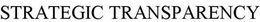 STRATEGIC TRANSPARENCY trademark