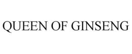 QUEEN OF GINSENG trademark