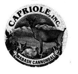 CAPRIOLE INC. WABASH CANNONBALL trademark