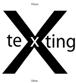 X FOCUS TEXTING DRIVE trademark