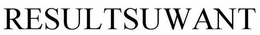 RESULTSUWANT trademark
