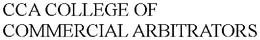 CCA COLLEGE OF COMMERCIAL ARBITRATORS trademark