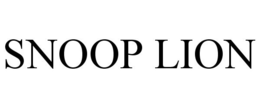 SNOOP LION trademark