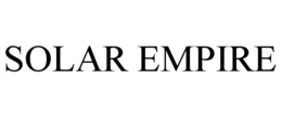 SOLAR EMPIRE trademark