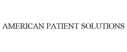 AMERICAN PATIENT SOLUTIONS trademark