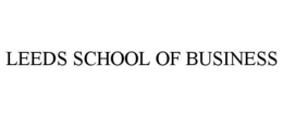 LEEDS SCHOOL OF BUSINESS trademark
