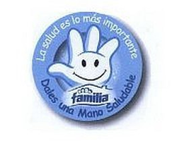 LA SALUD ES LO MÁS IMPORTANTE FAMILIA DALES UNA MANO SALUDABLE trademark
