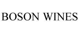 BOSON WINES trademark