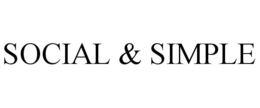 SOCIAL & SIMPLE trademark