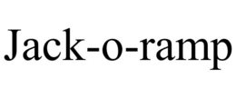 JACK-O-RAMP trademark