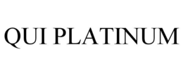 QUI PLATINUM trademark