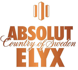 ABSOLUT COUNTRY OF SWEDEN ELYX trademark
