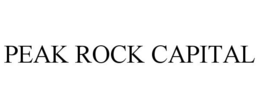PEAK ROCK CAPITAL trademark