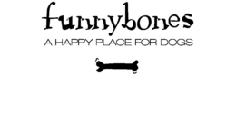 FUNNYBONES A HAPPY PLACE FOR DOGS trademark