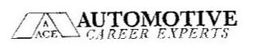 A ACE AUTOMOTIVE CAREER EXPERTS trademark
