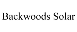 BACKWOODS SOLAR trademark