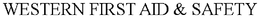WESTERN FIRST AID & SAFETY trademark