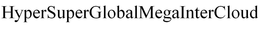 HYPERSUPERGLOBALMEGAINTERCLOUD trademark