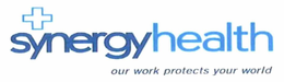 SYNERGYHEALTH OUR WORK PROTECTS YOUR WORLD trademark