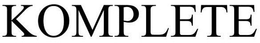 KOMPLETE trademark