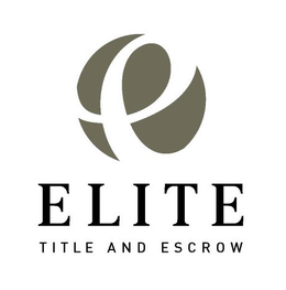 E ELITE TITLE AND ESCROW trademark