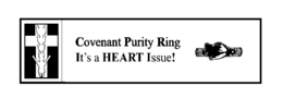COVENANT PURITY RING IT'S A HEART ISSUE! trademark
