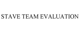 STAVE TEAM EVALUATION trademark